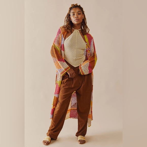 NWOT - Free People - Chasing Rainbows Cardi - Size XS/S (Oversized) - Picture 2 of 5